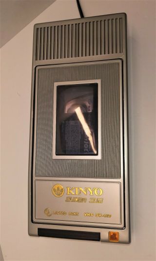 Vintage Kinyo Uv - 413 Slim Vhs Video Cassette Vcr Rewinder