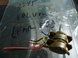 Marantz 2245 Stereo Receiver Parting Out Volume Potentiometer Look