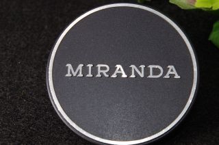 Miranda 46mm Vintage Metal Slip - On Lens Cap " From Japan "