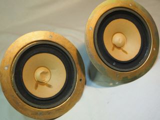 Pair Sony 211 - 12 Full Range 4” 16 Ohm Alnico Speaker Drivers Coral Fe - 103a