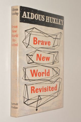 Aldous Huxley Brave World Revisited Hb Dj 1959