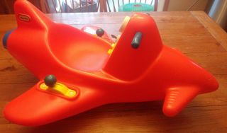 Vintage Little Tikes Ride On Red Airplane Rocking Cheaper Available