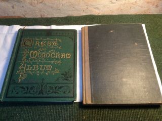 Vintage Crest And Monogram Albums (2).  C5/159/c7