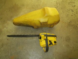 Vintage Mcculloch Power Mac 6 Chainsaw With Case