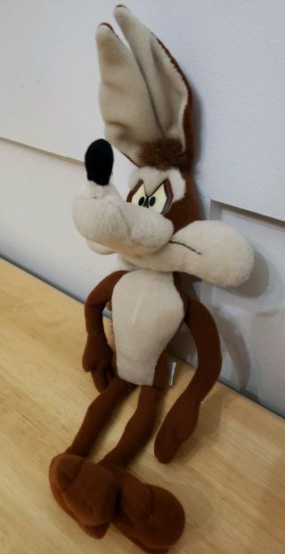 Vintage Wile E.  Coyote Plush Toy 1994 Applause Warner Bros 16 "