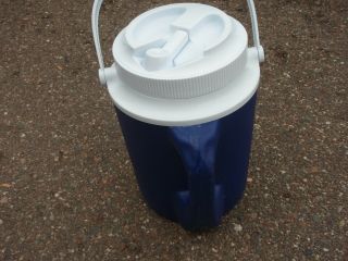 Vintage Rubbermaid/GOTT Insulated/Thermal 1 Gallon Water Cooler Jug - 1524 Blue 4