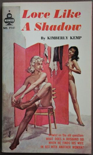 Love Like A Shadow Kimberly Kemp Midwood 141 Vintage Lesbian Sleaze Pbo Rader
