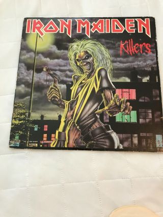 Vintage Iron Maiden Vinyl Killers 1981