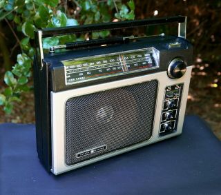 Ge Superadio Model 7 - 2880b Portable Am/fm Radio Great For Clear Distantlistening