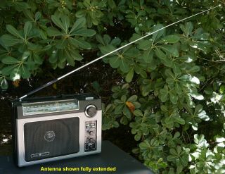 GE Superadio Model 7 - 2880B Portable AM/FM Radio Great For Clear DistantListening 6