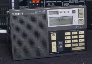 Sony Icf - 7600d Portable Radio Receiver