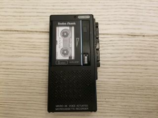 Vintage Realistic Microcassette Recorder Micro - 26,  3 60 Min Tapes, .
