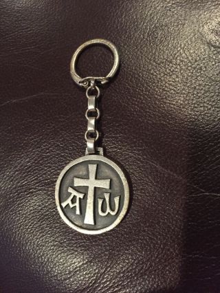 Vintage James Avery Sterling Silver Keychain,  Key Fob