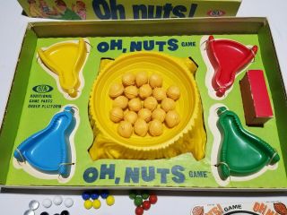 OH NUTS Vintage Board Game 1969 Ideal - 100 Complete 3