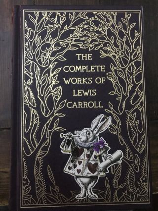 The Complete Of Lewis Carroll Book Illustrated Leather Alice In Wonderland