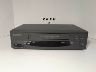 Daewoo Dv - T5dn Vcr 4 Head Vhs Video Cassette Recorder Player |