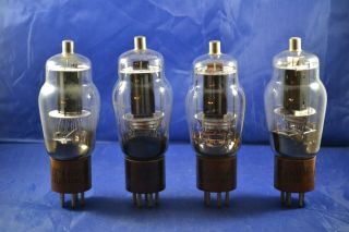 (1) Matched Quad Of Rca Type 807 Audio/amplifier Type Vacuum Tubes Tv - 7