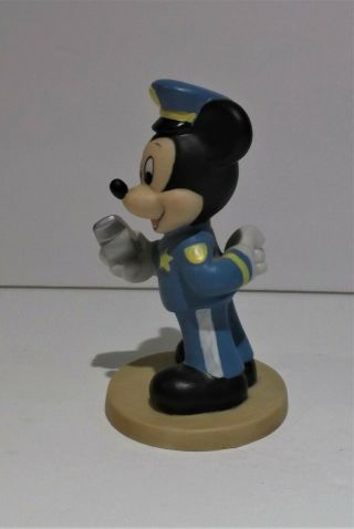 Vintage Walt Disney Mickey Mouse Police Officer Ceramic Figurine 4inch Sri Lanka 2
