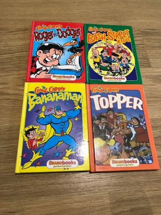 Comic Capers Beano Books Geddes & Grosset Bananaman Topper Roger Dodger