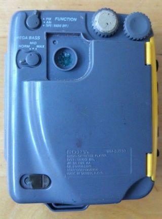Vintage Sony Walkman Sports Cassette Player Recorder Radio WM - SXF33 4