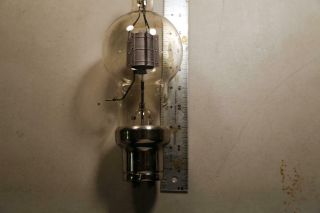 1934 - 35 TO WORLD WAR II EIMAC 250T EARLY POPULAR GLASS TRANSMITTING VACUUM TUBE 2