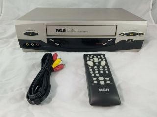 Rca Vr637hf Accusearch 4head Hi Fi Stereo Vcr With Remote.