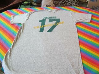 Vintage 70s Packers Training Camp Tee Shirt Champion Tag 50/50