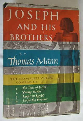 Joseph And His Brothers Thomas Mann 4 Complete,  Alfred A.  Knopf 1963 Hcwdj
