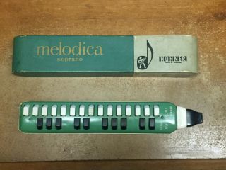 Vintage Hohner Melodica Soprano W/ Case Made In Germany