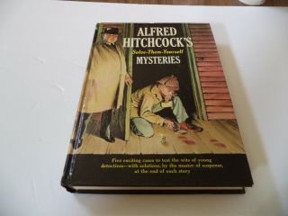 Vintage Alfred Hitchcock Solve - Them - Yourself Mysteries Hardcover 1963