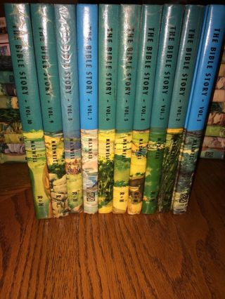 Vintage The Bible Story Arthur Maxwell Volumes 1 - 10 Set 3