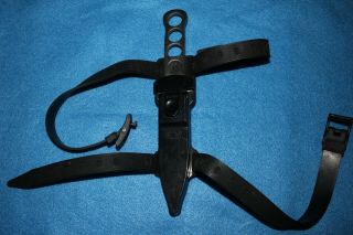 Vintage Fancy Scuba Diving Knife With Locking Calf Thigh Sheath 8 3/4 "
