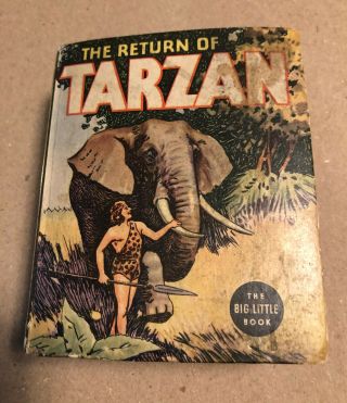 1937 The Return Of Tarzan - The Little Big Book By Edgar Rice Burroughs 1102