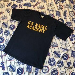 Vintage U.  S.  Naval Academy Gift Shop T Shirt By The Cotton Exchange Size X Large