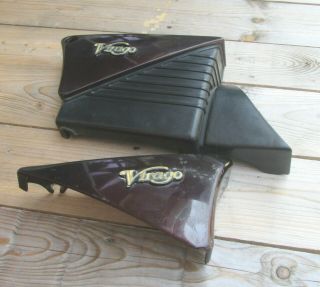 1982 Yamaha Xv920 Virago Left And Right Side Covers Oem Shape Vintage 1983