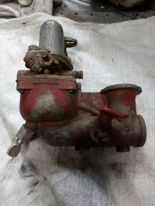 Vintage Briggs&stratton Flo Jet Carb And Intake Small Engine 2 - 3hp