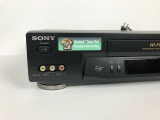 Sony SLV - N71 VCR 4 - Head Video Cassette Recorder VHS Player HiFi 2
