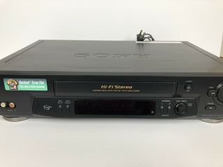 Sony SLV - N71 VCR 4 - Head Video Cassette Recorder VHS Player HiFi 5