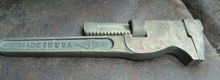 Ampco Nickel Aluminum Bronze 14in Monkey Wrench,  W - 1147 3 Jaw Vtg