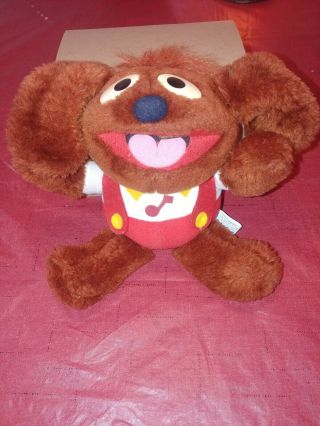 Hasbro Softies Muppet Babies Rowlf Stuffed Plush Vintage 1985 Animal Dog 9 "