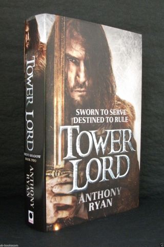 Tower Lord Anthony Ryan Signed Uk 1st Ed Hb/dj Ravens Shadow 2 Blood Song