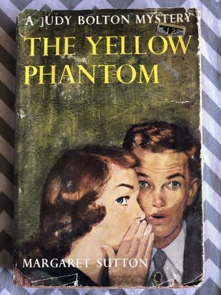 Vintage Judy Bolton Mystery 6 The Phantom Yellow With Dust Jacket Collectable