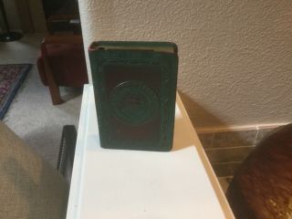 Vintage Bank Of America Metal Book Coin Bank,  Patented 1923 The Way To Save