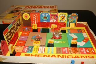 Shenanigans Vintage 1964 board game Carnival of Fun Milton Bradley 3