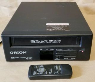 Orion Vp0060 Vcr Video Cassette Player 4 Head Hifi Vhs Player W/ Remote