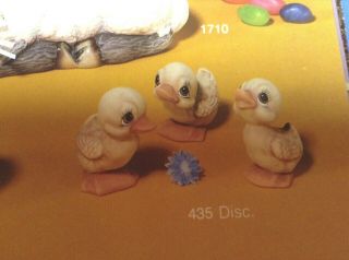 Vintage Ceramic Mold Scioto S - 435 3 Little Ducks Easter