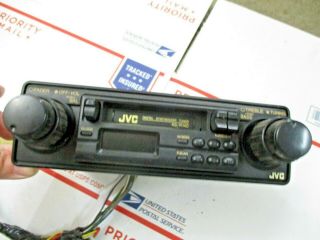 Jvc Ks - R140 Car Stereo Radio Cassette Player Vintage 2 Nob Tape Two Knob