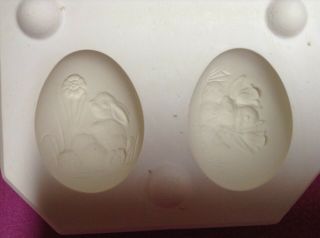 Vintage Byron Ceramic Mold 1398 Easter Eggs 4 In Mold 3