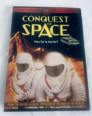 Conquest Of Space 1955 (dvd,  2004) Vintage Science Fiction Movie Walter Brooke