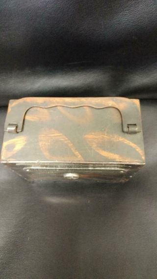 Heavy Vintage Metal Coin Bank Citizens Bank of WIND GAP,  Pa. 2